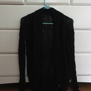 Classic black fall sweater